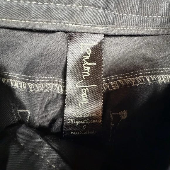 Vintage London Jean Stretch Cotton Pants Midnight Tie Dye Sides Size 0 - Picture 6 of 9